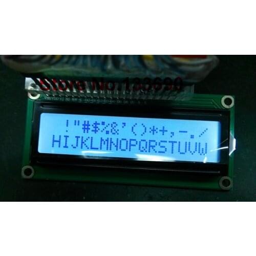 2pcs/lot 16X2 1602 162 LCD character LCD display module LCM White backlight FSTN Gray color High quality