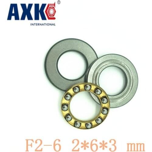 2021 New Arrival Real Steel Rolamentos Axk 10pcs Free Shipping Axial Ball Thrust Bearings F2-6 2*6*3 Mm Plane Bearing