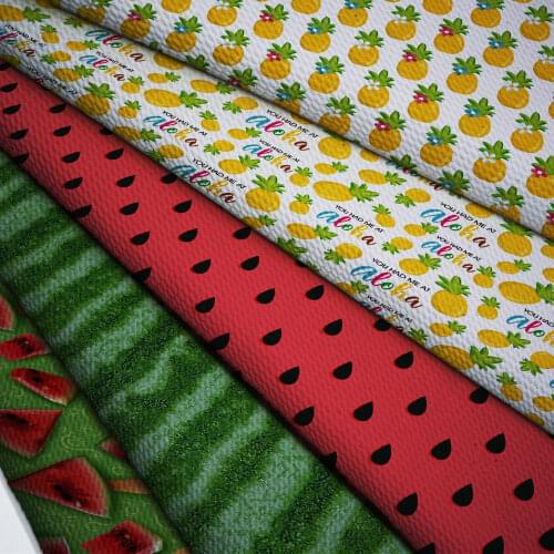 50cm*140cm Flower Printed Printed Bullet Texture Liverpool Fabric For clothing Stretch Knit Fabric For Hair Band L2059