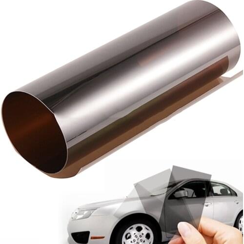 50cmX152cm VLT35% metallized tinted window glass car film Super quality 2 ply Protective