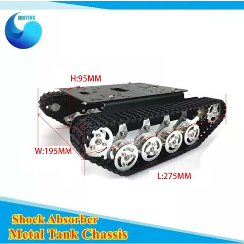 Shock Absorber metal Robot Tank car Chassis damp damping tracked vehicle track crawler caterpillar for arduino diy rc toy