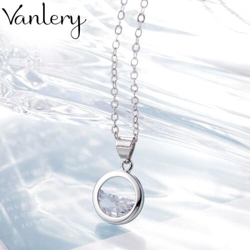 Bohemian Vintage Long Zircon Circle Necklaces For Women Charm Choker Necklace Boho Jewelry New Christmas Gifts