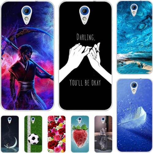 For HTC Desire 620 620G 820 Mini Case Cartoon Pattern Soft TPU Cover Coque Animal Flower Shell