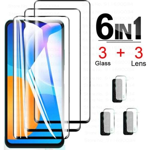 For Huawei P Smart 2021 Glass Camera Lens Protective Glass on Hauwei Hawei Psmart 2021 6.67'' Phone Screen Protectors Film Cover