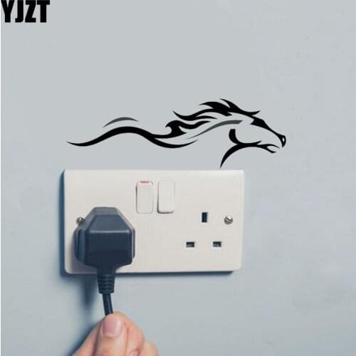 Artistic Horse Vinyl Wall Vivid Animal Switch Sticker Applied Fashion Decal Decor 8SS-0540