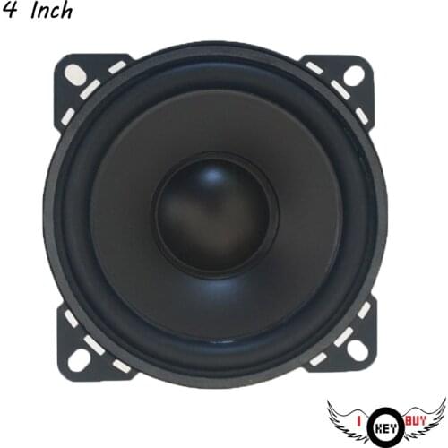 I Key Buy Car Audio Speaker 4-Inch 4Ohm 30W Full Range Speakers HiFi Lossless Direct Thrust Automobile Loudspeaker