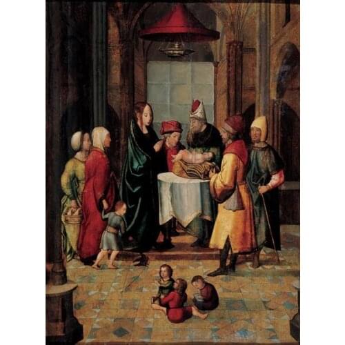 Religious figures birth of Christ canvas prints oil painting classical people printed on canvas wall art decoration pictures