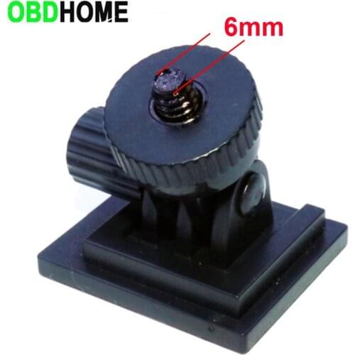 1/4 Universal Screw 6MM Dashcam Holder with 3M Glue Sticker Base Mini Car Navigation Bracket for DVR GPS DV Camera Accessories
