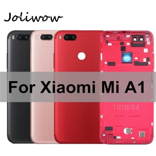 For Xiaomi Mi A1 Battery Cover MiA1 Rear Door Back Housing Case For Xiaomi Mi 5X Battery Cover +Volume buttons + Power Buttons