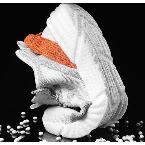 Big Size Summer Breathable Man Shoes Sport Mens Sneakers Shoes Sports Man Shoes Running Man White Footwear Training GMD-1004