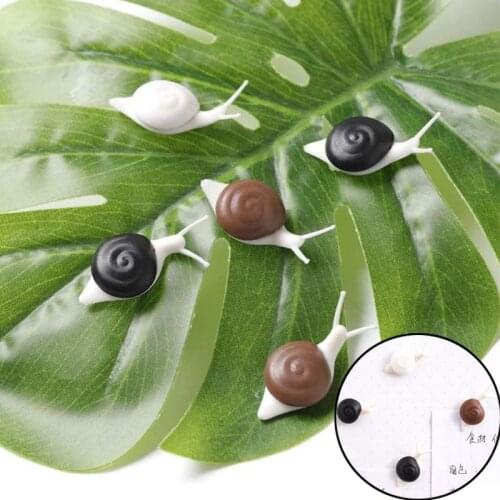 5pcs Fridge Magnet Decor Sticker Refrigerator Magnets Cartoon snail Childrens Magnets Home Decoration Message Board Magnet