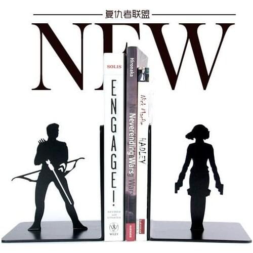 Lovely simple student creative bracket book simple desk personality book plate Hawkeye Bookends home decorations