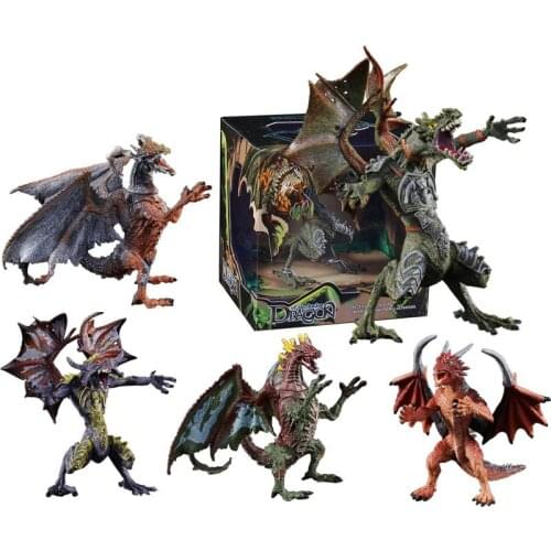 Simulation Animal Dinosaur Suit Model Miniature Ornaments Figurines Home Decor Decoration Accessories DIY Toy