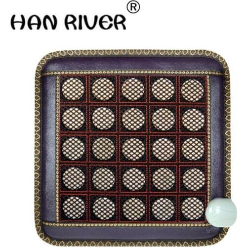 Jade germanium stone office electrical heating cushion supporting code Lynn warm warm heating cushion mat chair cushion 45*45cm