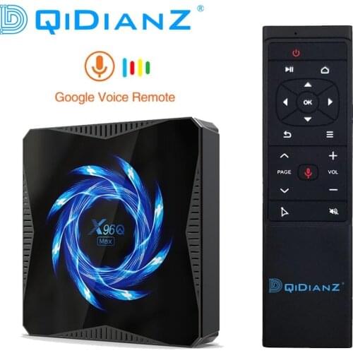 New Android 10 X96Q MAX Smart TV Box Allwinner H616 2.4G 5G WiFi 4K Media Player Android TV Box X96Q Smart TV BOX