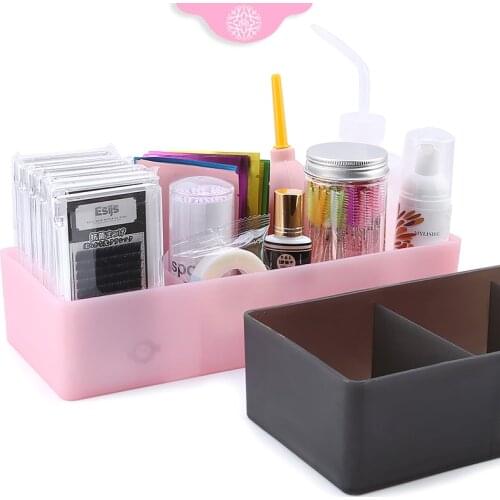Makeup Organizer Eyelash Extension Supplies Storage Large Capacity Tweezer Case Cosmetic Makeup Tools Storage Box Accessories