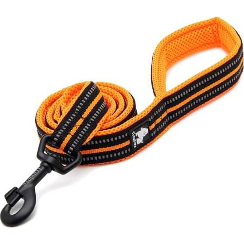Multi-colored Pet Dog Leash Training Belt Metal Hook Padded Reflective Nylon Dog Training Leash Lead for Dog German Shepherd Etc
