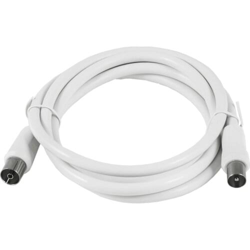 SilverHT-1.5 M m/H basic digital TV Cable, white color