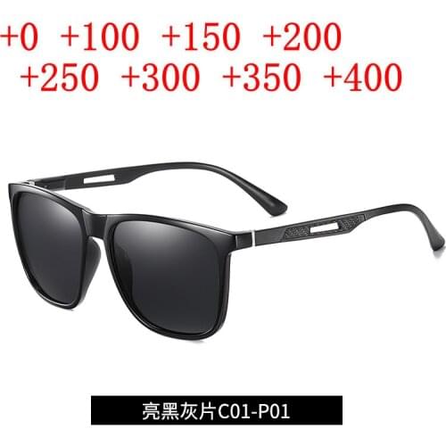 2020 New Black Bifocal Reading Sun Glasses Women Men Presbyopia Eyeglasses Classic Square Sunglasses With Diopters NX