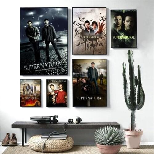 TV Supernatural Play Series Posters And Prints Canvas Art Painting Wall Pictures For Living Room Decoration Home Decor No Framed