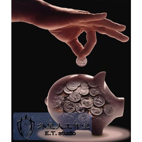 Insert Coin prop magic props Room escape game prop, coin prop, insert coin to escape, drop coin into slot to leave the dark room