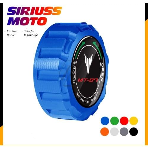 CNC Motorcycle Rear Brake Reservoir Cap Case for Yamaha MT07 MT-07 FZ07 2014-2017