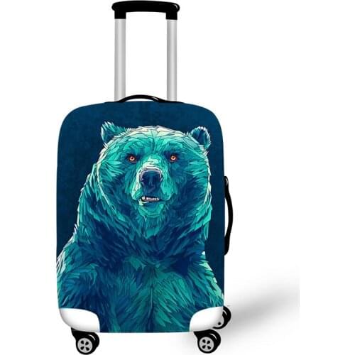 Luggage Protective Cover Case For Elastic 18-32 Inch Suitcase Protective Cover Cases Covers Travel Accessories Three Bears G1232