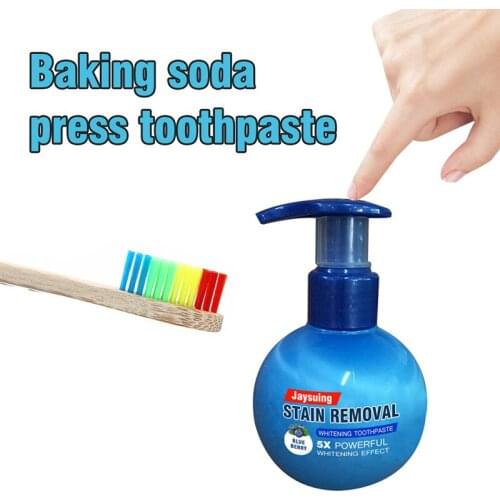 Toothpaste Intensive Stain Remover Whitening Anti Bleeding Gums with Toothbrush for Brushing Teeth SSwell