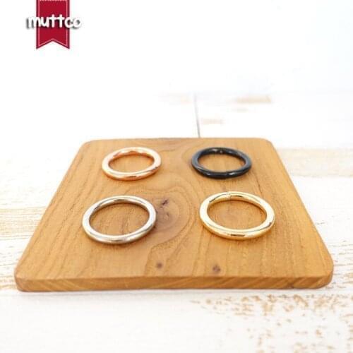 50pcs/lot Metal buckle for bag cat dog leash 25mm webbing o ring for backpack keychain diy accessory durable hardness 4 colours