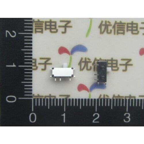 6.6*2.7*1.4mm 3P SMD slide switch MP3/MP4 switch