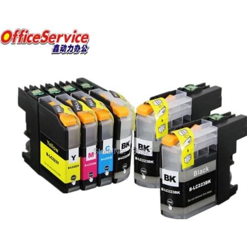 6X Compatible Ink Cartridge LC223 For Brother DCP-J562DW MFC-J4620DW WFC-J5320DW WFC-J5625DW DCP-J4120DW printer Inkjet