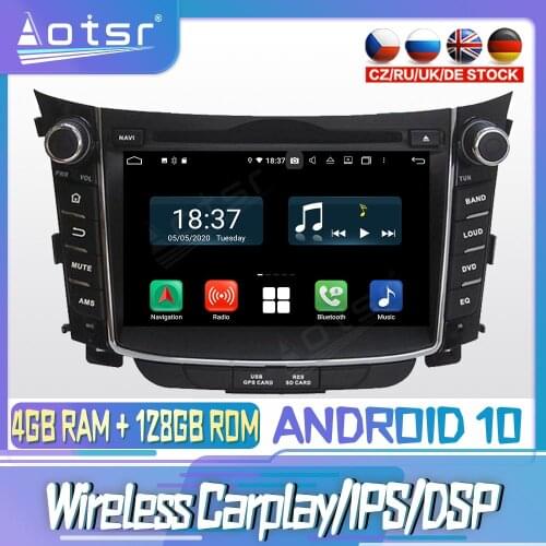 Android 10 PX6 128G For Hyundai I30 2011 2012 2013 2014 Carplay GPS Navigation Auto Radio Stereo Multimedia Player HeadUnit 2din