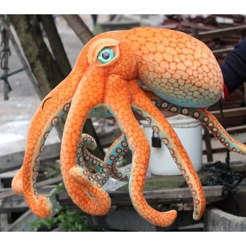 Large 80cm cartoon octopus plush toy soft throw pillow birthday gift b0967