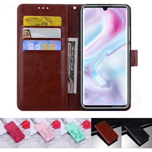 Case For Xiaomi Mi Note 10 Pro Case PU Leather Flip Stand Wallet Cover For Xiaomi Mi CC9 Pro Note 10 Soft Cover Funda Card Slot