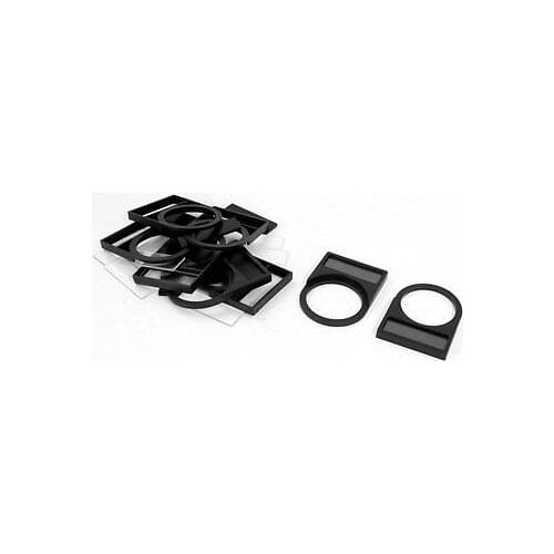 30mm Dia Pushbutton Switch Black Plastic Notice Board Cover