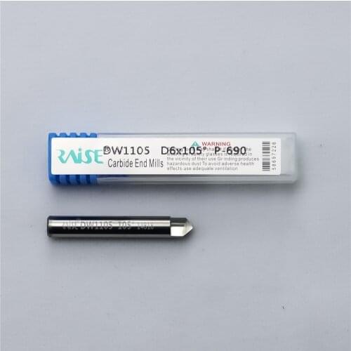 Raise 105° φ4.5xD6x105°x40x2T 105 degree Solid Carbide Double-edged Dimple Cutter for handle vertical Key Cutting Machine Cutter