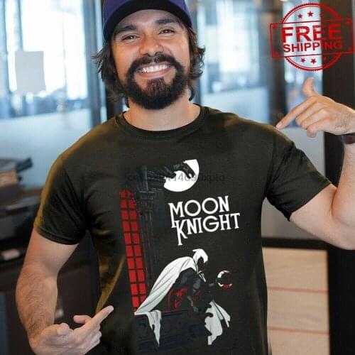 Moon Knight T-Shirt Moon Knight Star Night Tee Shirt Black For Men S-6XL