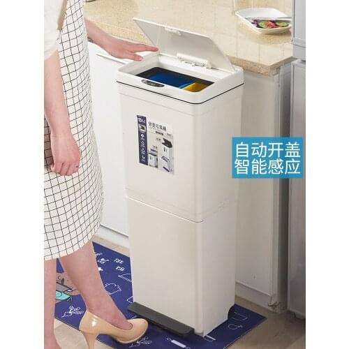 Zero Waste Trash Can Storage Bin Bathroom Trash Can Recycling Bin Waste Container Poubelle Salle De Bain Recycling Bin BA60LJ