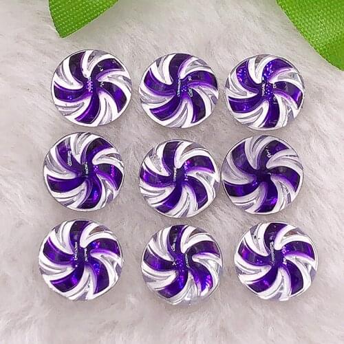 30PCS AB Resin 14mm Round Resin Flatback Rhinestone Scrapbook Crafts DIY