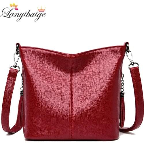 Fashion Crossbody Bags for Women 2020 New Tote Bag Designer Soft Leather Women Bags Casual Hand Shoulder Bag bolsos de mujer