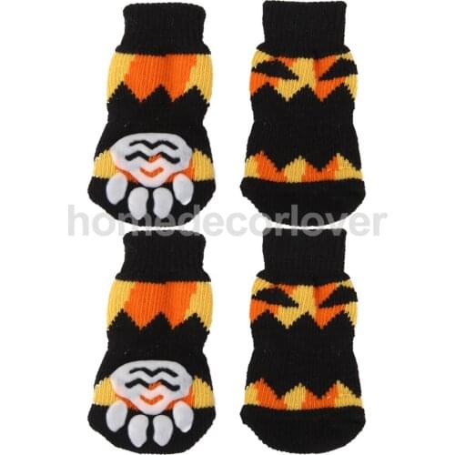 New Puppy Dog Cute Cartoon Non-Slip Socks Pet Footwear Slippers Halloween Decor