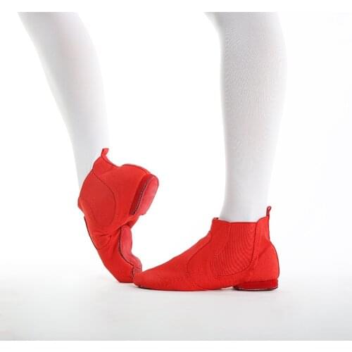 Canvas jazz Boots Shoes Women Adult Soft Bottom Shoes For Women Flat Sports Canvas Shoes Modern Yoga Training Shoes Sneakers