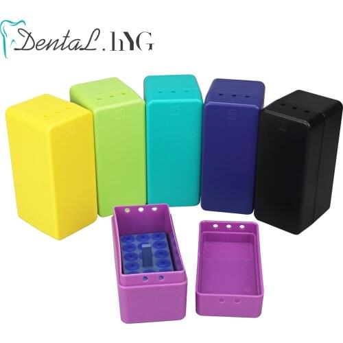 Dental Sterilize Plastic Endo Box Endodontic Box 20holes Autoclavable Box Place Pointed Teeth Cleaning Work Implant