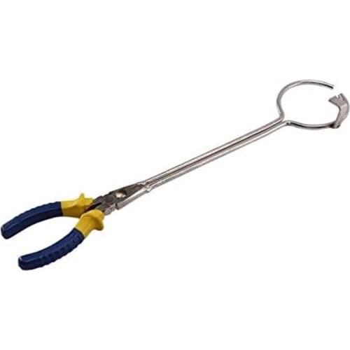 Graphite Melting Furnace Pliers Tool Great for Handling Hot Metals Melting Pouring Casting Refining Metals Anti-Slip