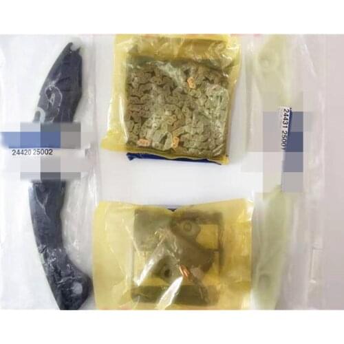 Genuine Timing Chain Timing Tensioner Timing Baffle for hyundai Sonata 2004-2010 for kia Engine 2432125000 2441025001 2442025002