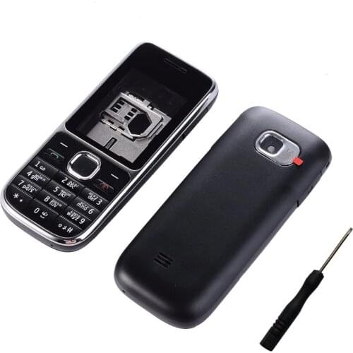 Full Housing Case Cover For Nokia C2-01 Battery Cover Housing case With Hebrew Russian English Keyboard