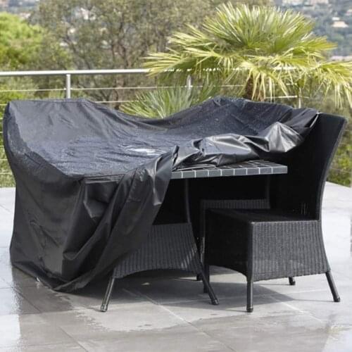 Furniture Dustproof Cover for Rattan Table Cube Chair Sofa Outdoor Garden Waterproof Furniture Cover 120x120x74cm