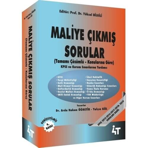 Finance Have Questions Successively Hakan Teaches Yalçın Rose 4T Publications (TURKISH)