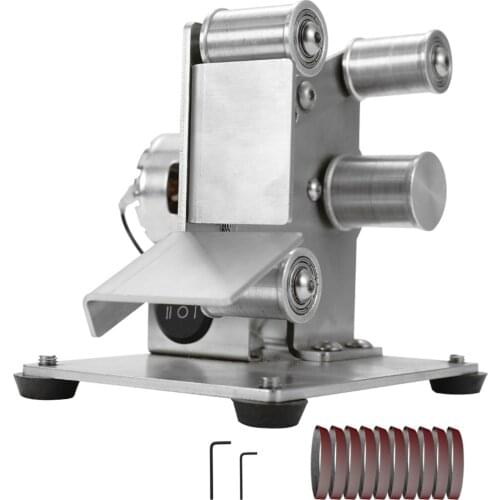 Angle Grinder Grinding Machine Belt Grinder Mini Electric Belt Sander DIY Polishing Grinding Machine Cutter Edges Sharpener