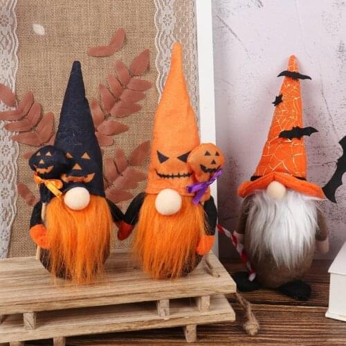 2021 Halloween Table Decoration Halloween Rudolph Faceless Doll Scary Vampire Dwarf Doll Home Party Decorations Halloween Gifts